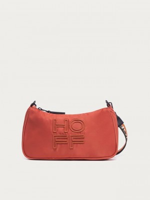 Hoff Baguette Nylon Salon Terracotta Vesker Dame Rød | 70163-XHNS
