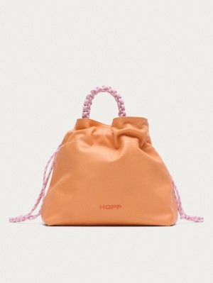 Hoff Coachella Top Handle Peach Vesker Dame Korall | 20186-CBGL
