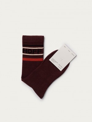 Hoff Hamptons Sokker Herre Burgunder | 25613-FIOB