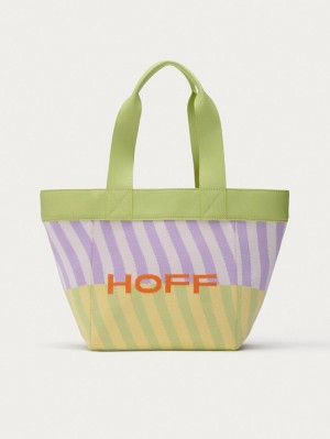 Hoff Hyde Lima Woven Carrycot Vesker Dame Grønn Lilla | 08472-BDOP