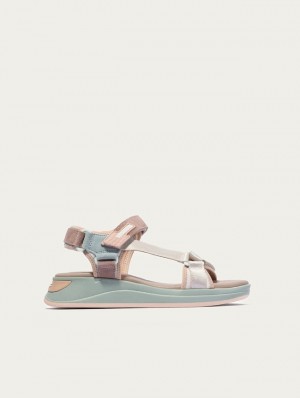 Hoff Lanai Sandaler Dame Rosa Blå | 84137-MRFI
