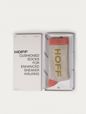 Hoff Maxi Logo Sokker Dame Grå | 03245-LAWU