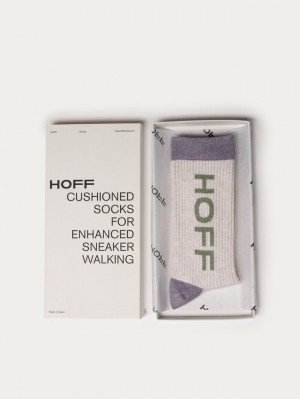 Hoff Maxi Logo Sokker Dame Grå | 07296-AWQI