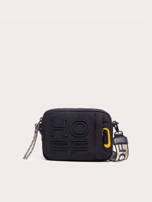 Hoff Nylon Bridge Vesker Dame Svarte | 23618-UHJO