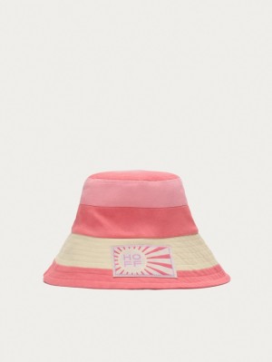 Hoff Pier Bomull Bucket Hatt Dame Rosa | 94162-MPAX