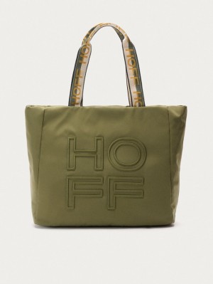Hoff Shopper Nylon Arch Vesker Dame Grønn | 71829-VUBM