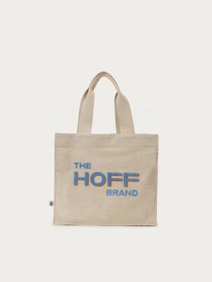 Hoff Shopper Tejido Con Logo Hoff Bordado Vesker Dame Grå | 69143-FYRD
