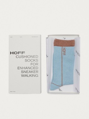 Hoff Stripe Sokker Dame Blå | 58941-ZNBC