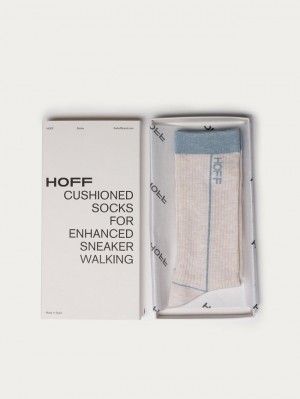 Hoff Stripe Sokker Dame Grå | 68472-EDSW
