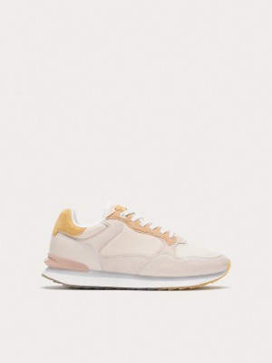 Hoff Toulouse Joggesko Dame Beige Hvite | 04569-JEYD