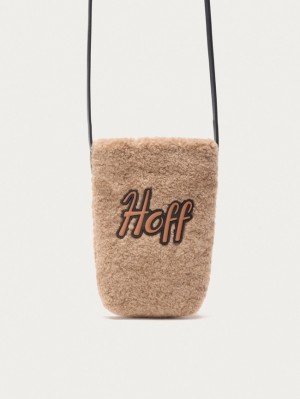 Hoff Tower Fur Mini Taupe Vesker Dame Beige | 38064-IBJQ