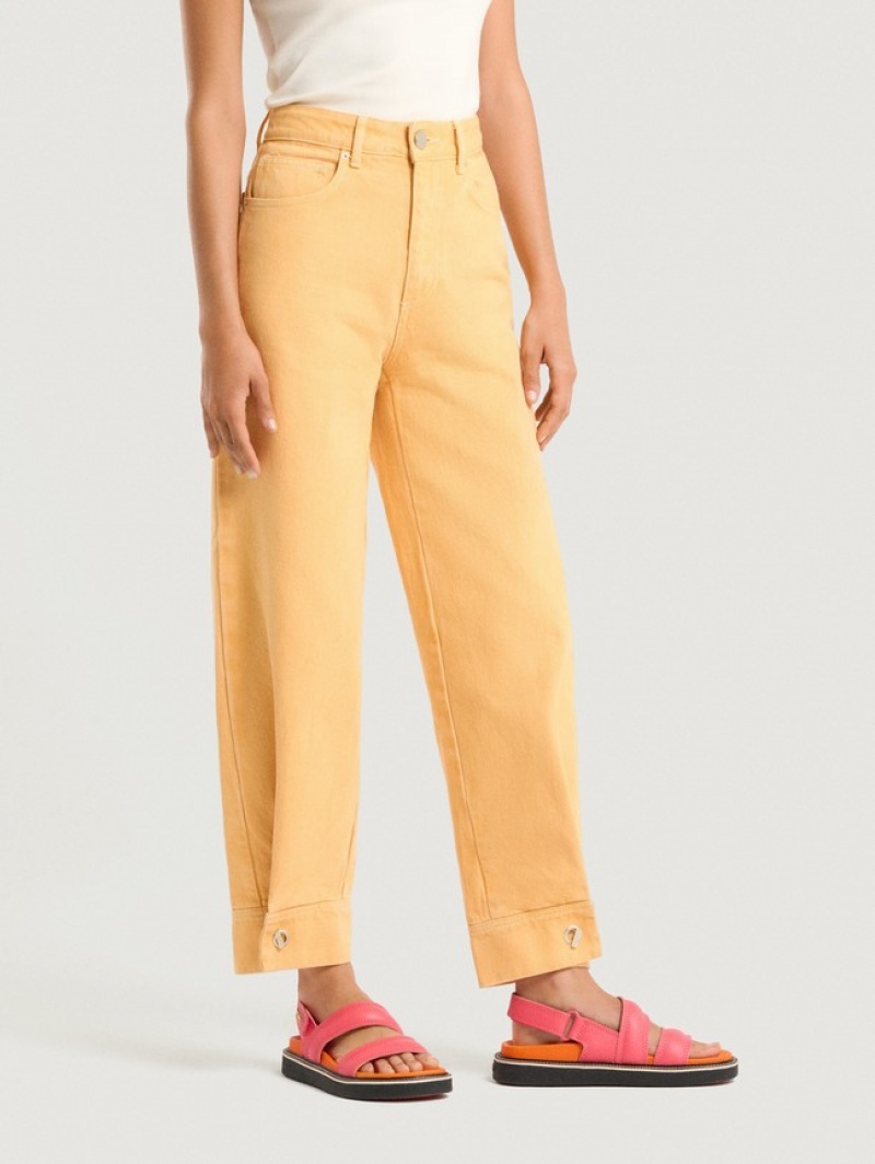 Hoff Azores Peach Jeans Dame Khaki | 45926-VIOH