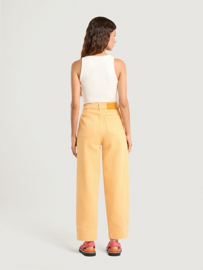 Hoff Azores Peach Jeans Dame Khaki | 45926-VIOH
