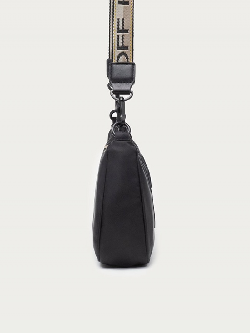 Hoff Baguette Nylon Salon Vesker Dame Svarte | 96237-LCPF