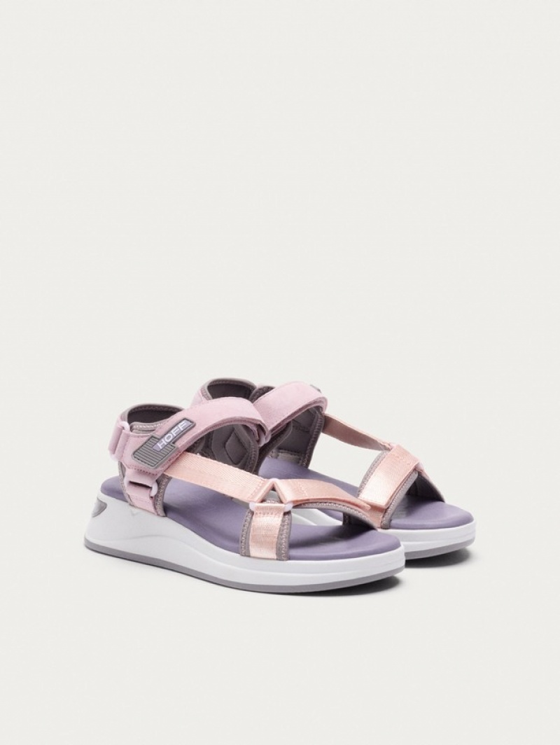 Hoff Barbados Sandaler Dame Rosa Lilla | 79135-QXER