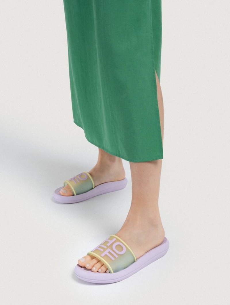 Hoff Beach Lila Sandaler Dame Lilla | 65928-CAVW