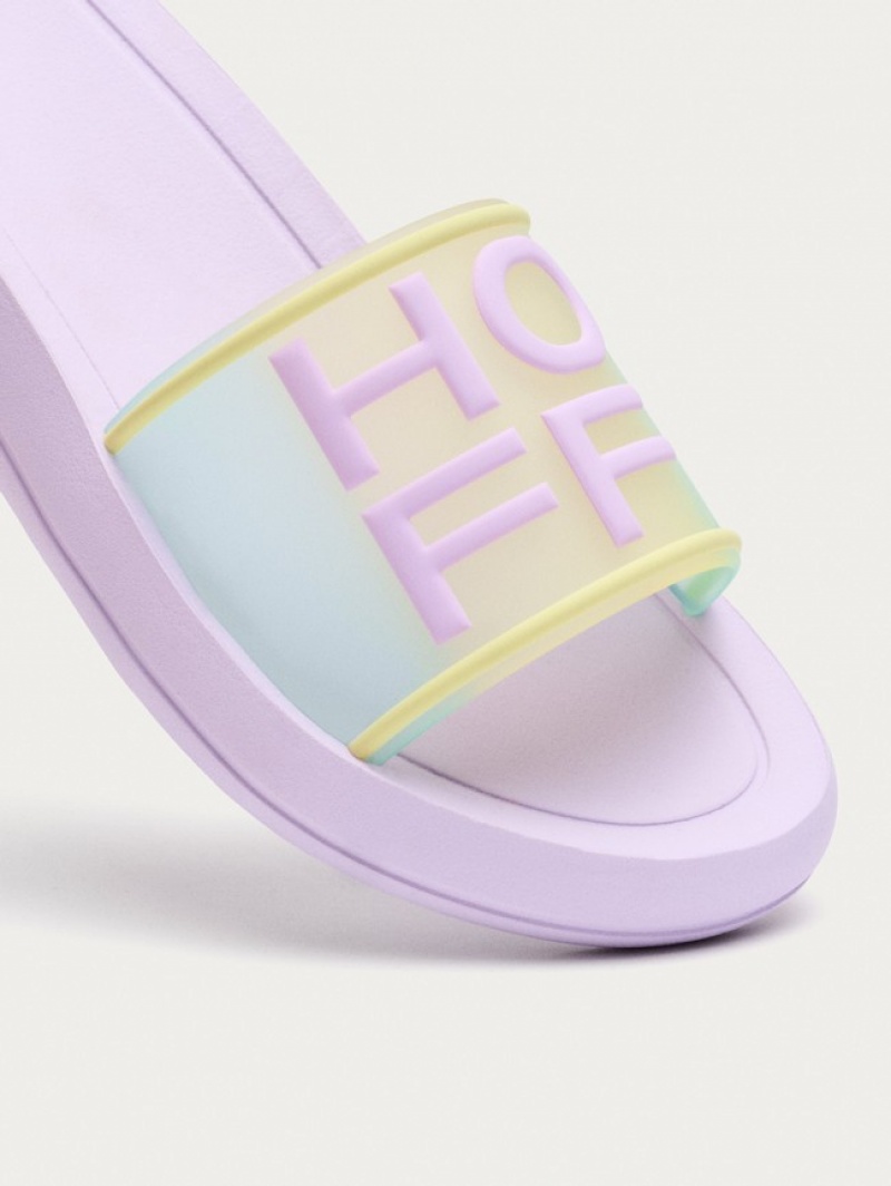 Hoff Beach Lila Sandaler Dame Lilla | 65928-CAVW