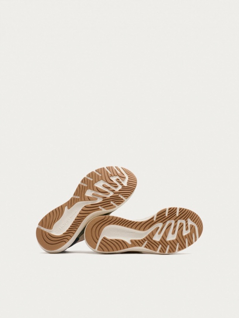Hoff Beat Joggesko Dame Beige Grønn | 28479-RCXE