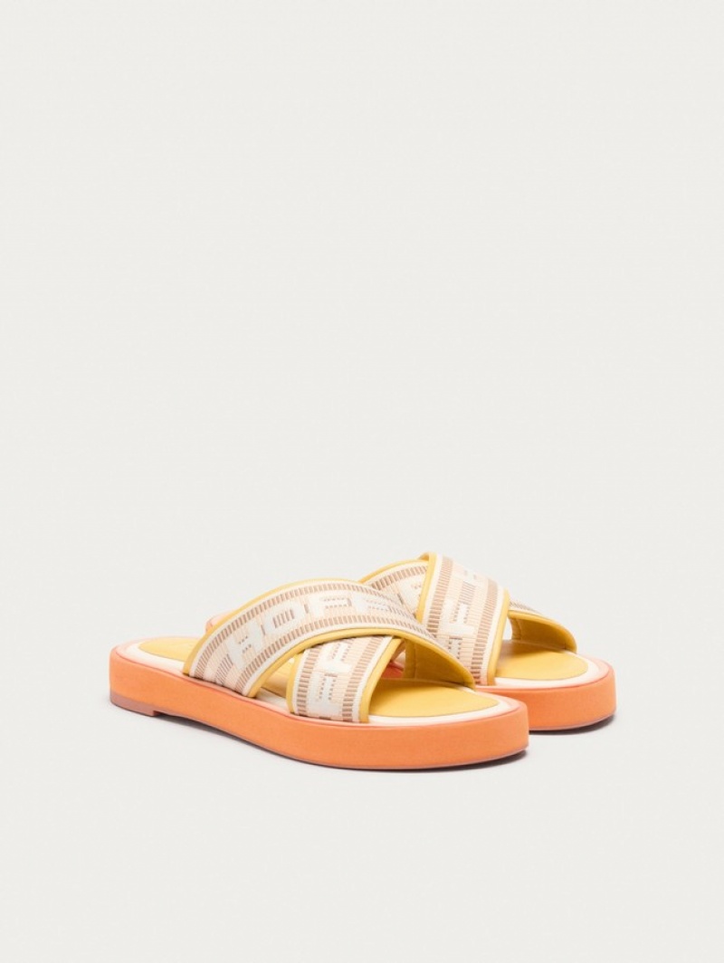 Hoff Camel Market Sandaler Dame Oransje | 18527-IWUK