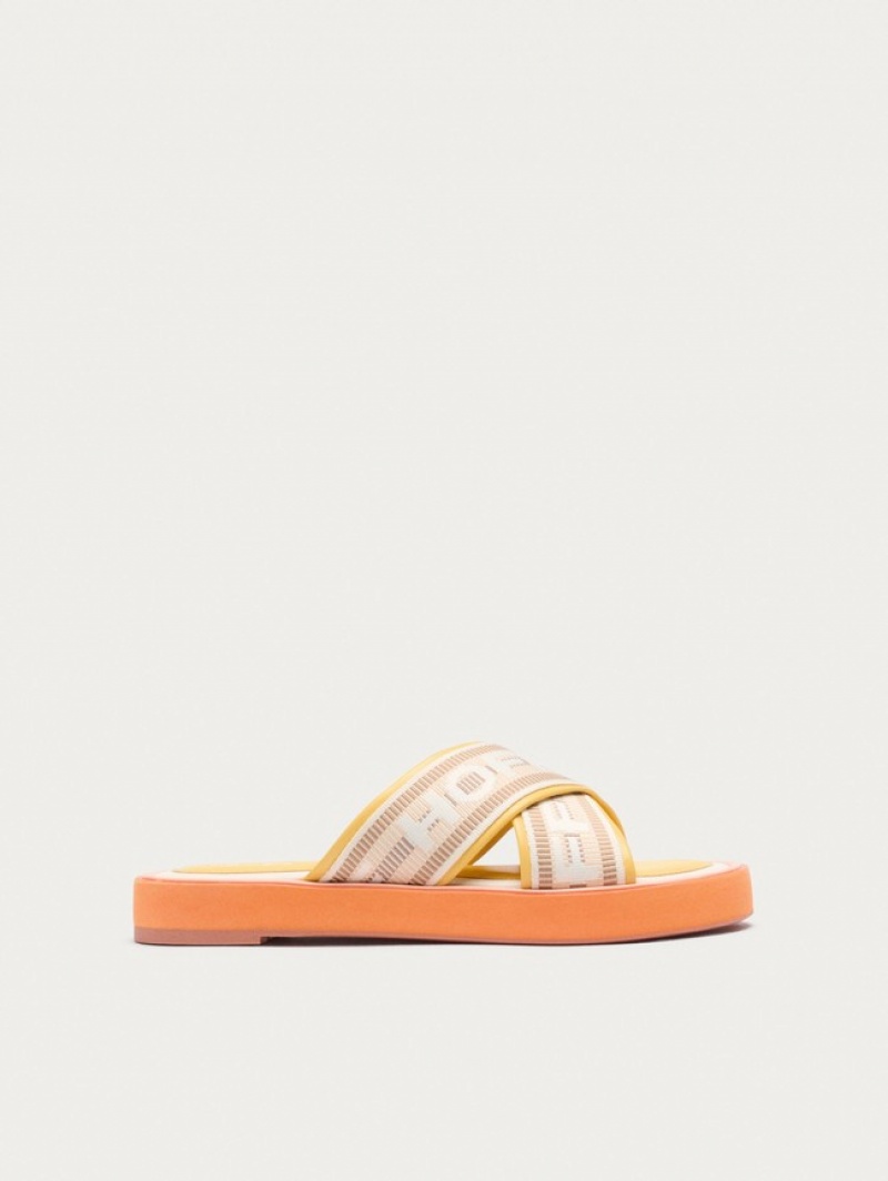 Hoff Camel Market Sandaler Dame Oransje | 18527-IWUK