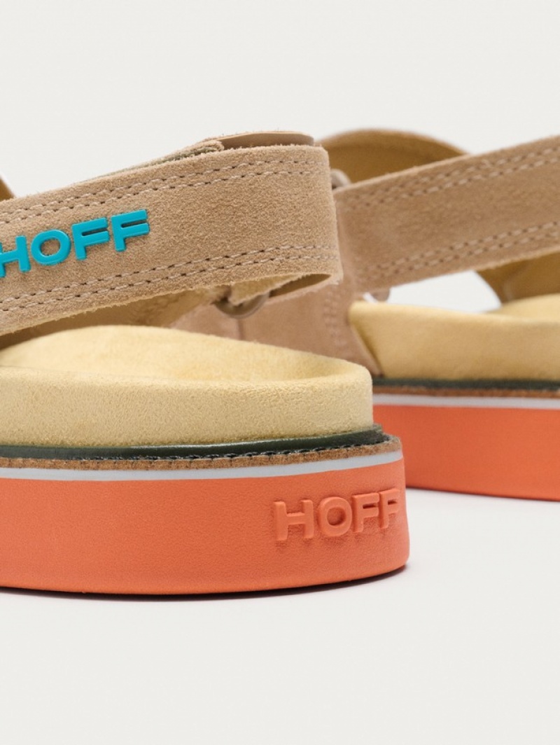 Hoff Camel Road Sandaler Dame Brune | 84736-ATWY
