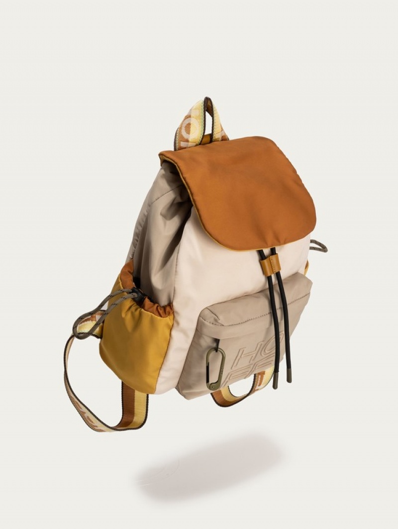 Hoff Canal Ryggsekk Dame Beige Brune | 50172-MWJC