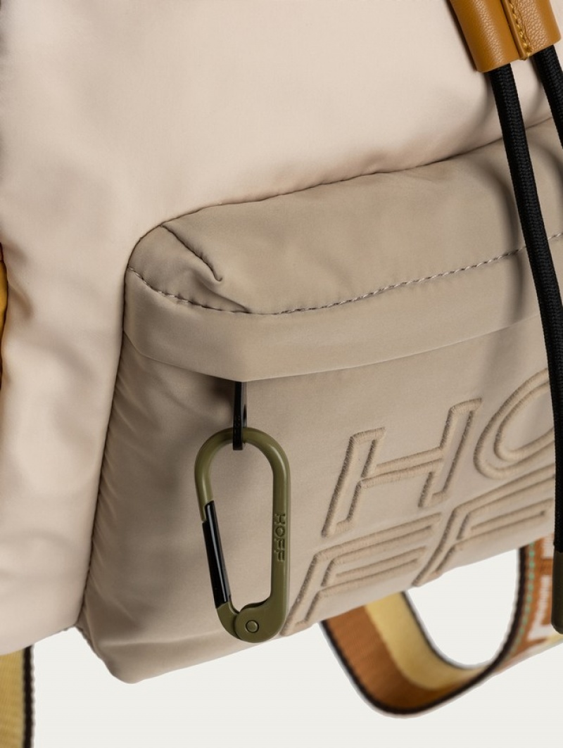 Hoff Canal Ryggsekk Dame Beige Brune | 50172-MWJC