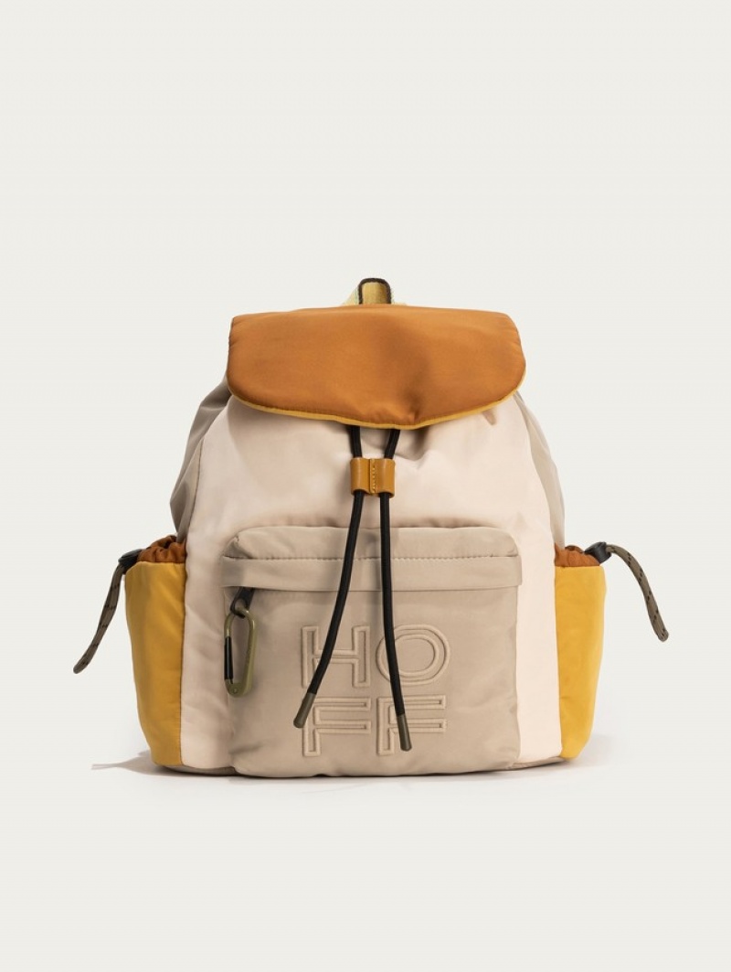 Hoff Canal Ryggsekk Dame Beige Brune | 50172-MWJC