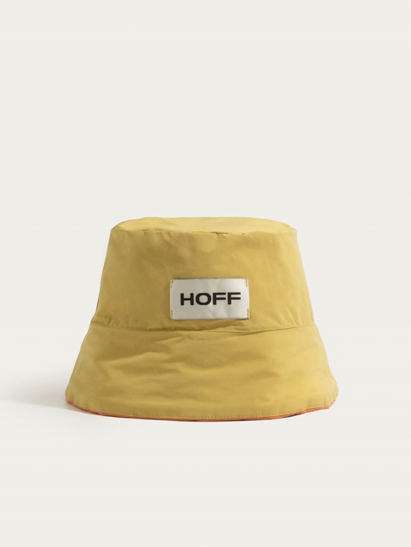 Hoff Hamptons Bucket Hatt Dame Oransje Gul | 53021-DZIU