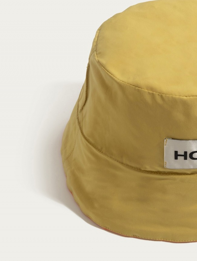 Hoff Hamptons Bucket Hatt Dame Oransje Gul | 53021-DZIU