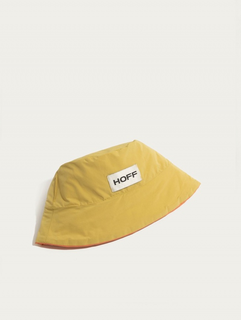 Hoff Hamptons Bucket Hatt Dame Oransje Gul | 53021-DZIU