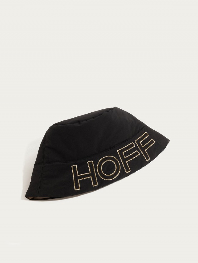 Hoff Hamptons Bucket Hatt Dame Svarte Grå | 50264-SLTF