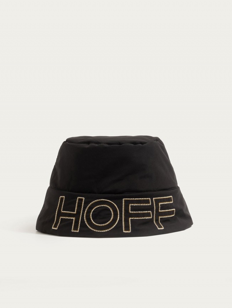 Hoff Hamptons Bucket Hatt Dame Svarte Grå | 50264-SLTF