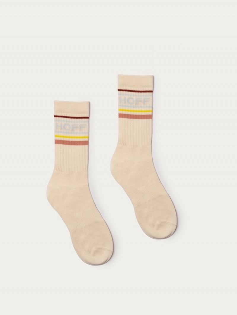 Hoff Hamptons Sokker Dame Beige | 96127-LYPE