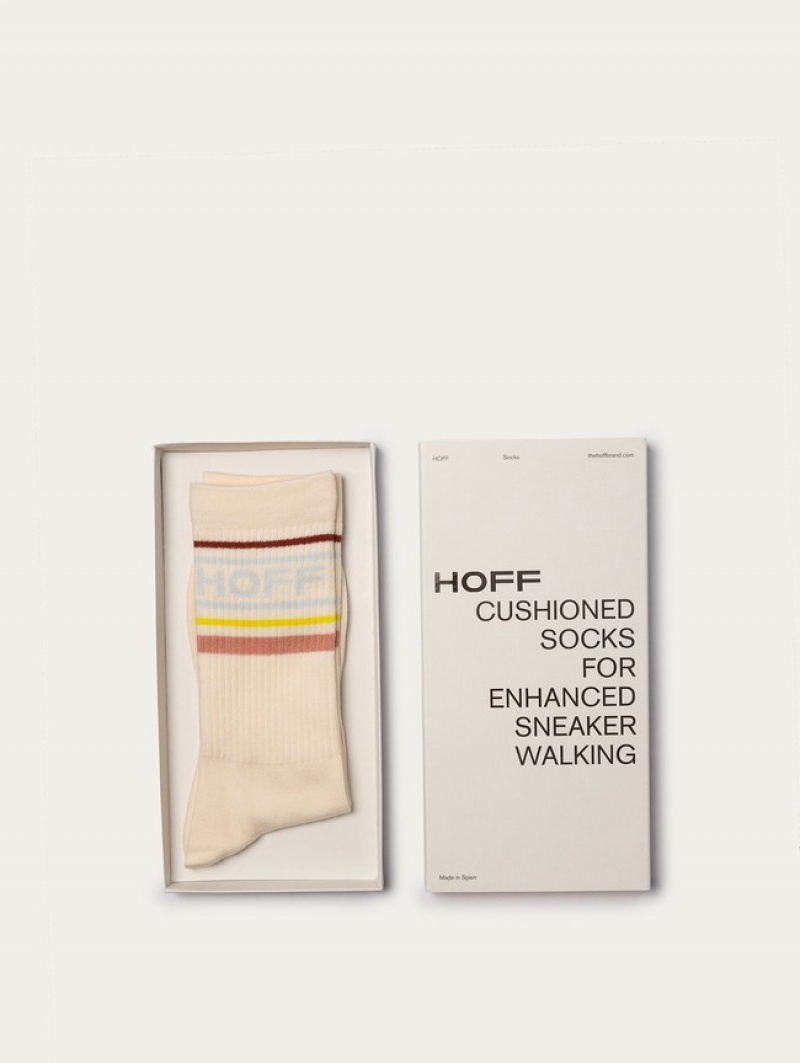 Hoff Hamptons Sokker Herre Beige | 10396-JDAN