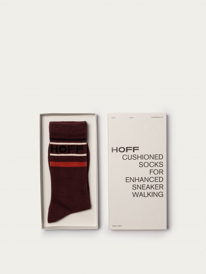 Hoff Hamptons Sokker Herre Burgunder | 25613-FIOB