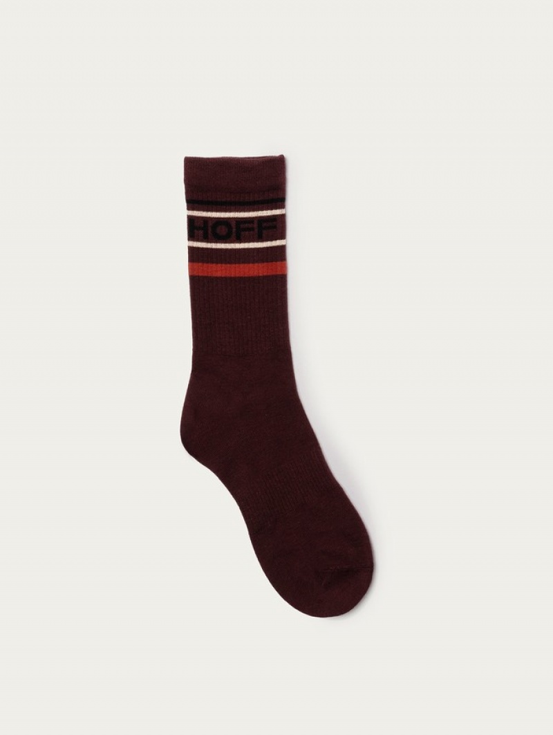 Hoff Hamptons Sokker Herre Burgunder | 25613-FIOB