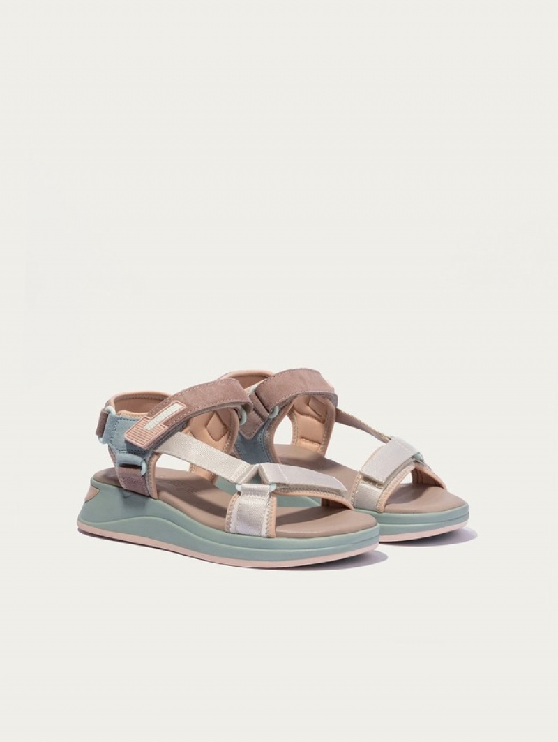 Hoff Lanai Sandaler Dame Rosa Blå | 84137-MRFI