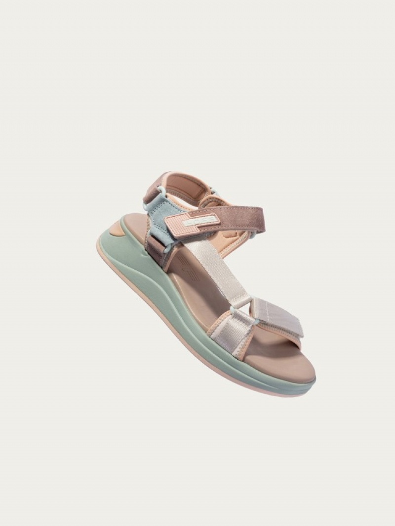 Hoff Lanai Sandaler Dame Rosa Blå | 84137-MRFI
