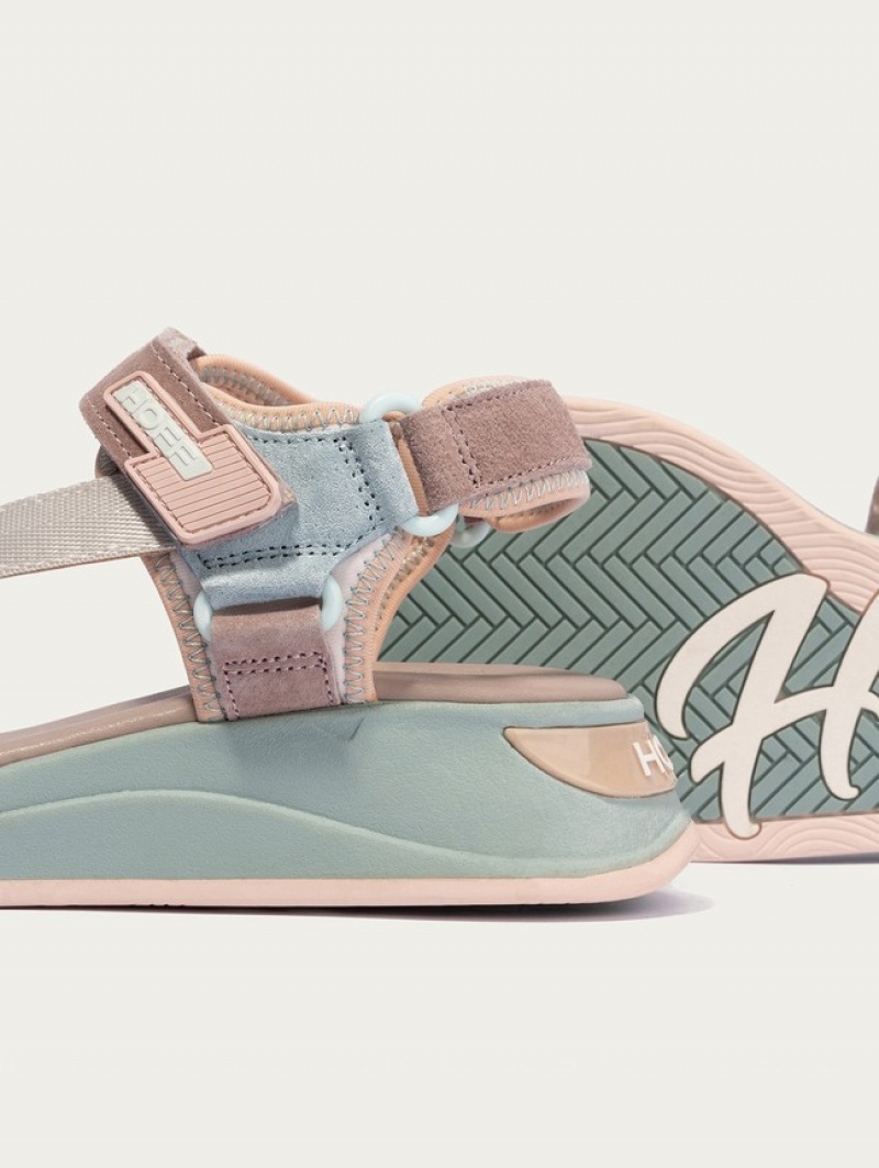 Hoff Lanai Sandaler Dame Rosa Blå | 84137-MRFI