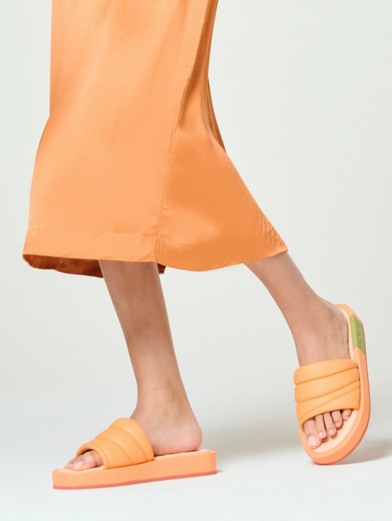 Hoff Lane Sandaler Dame Oransje | 01634-BQNG