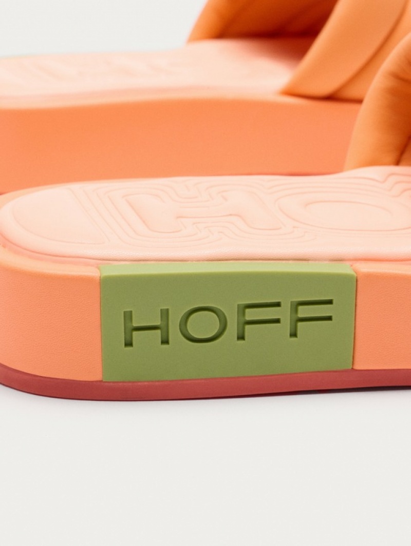 Hoff Lane Sandaler Dame Oransje | 01634-BQNG