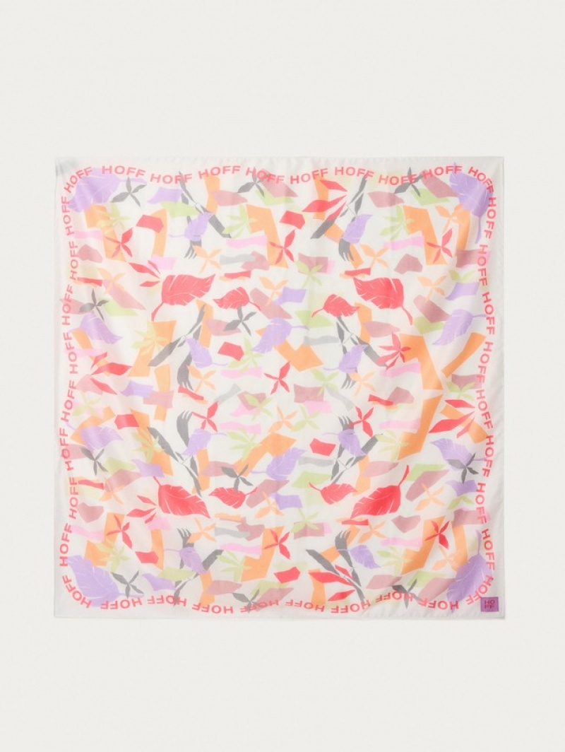Hoff Leaf Foulard Lilac Skjerf Dame Multicolor | 17458-JDNU