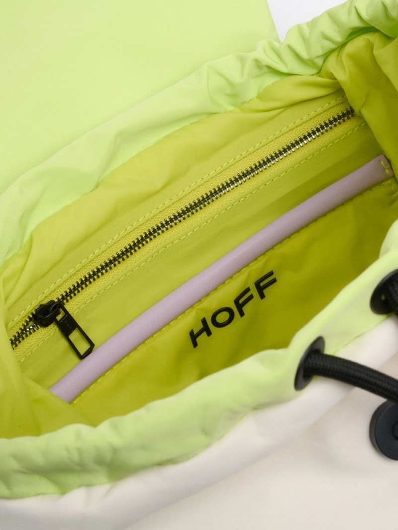 Hoff Lila Canal Ryggsekk Dame Lilla Hvite | 63721-QGHV