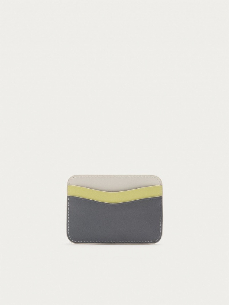 Hoff Lær Cardholder Lommebok Dame Svarte | 32159-BPQA