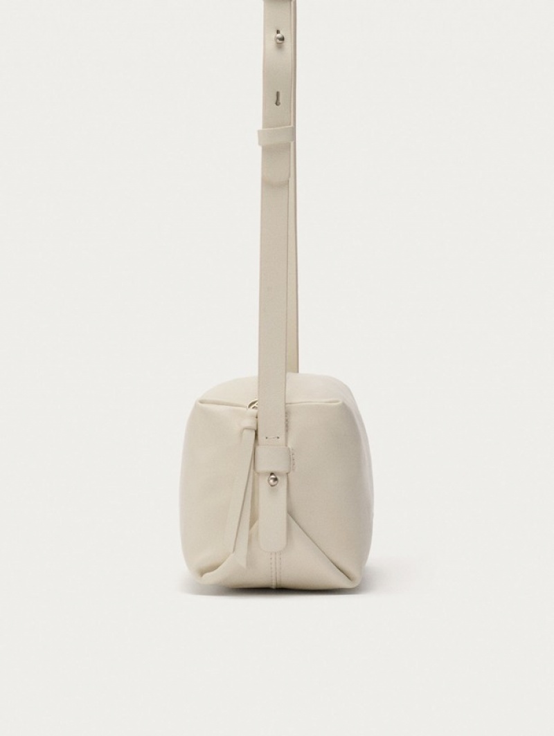 Hoff Lær Hall Off White Vesker Dame Hvite | 72184-BNCE