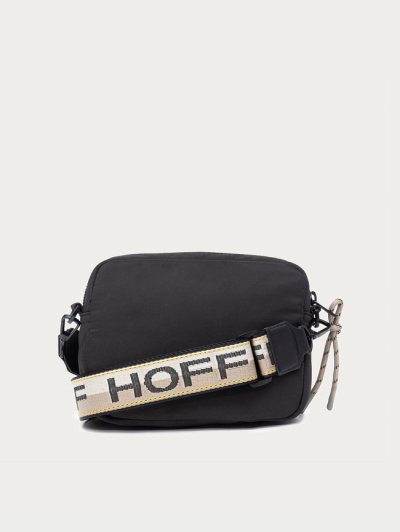 Hoff Nylon Bridge Vesker Dame Svarte | 23618-UHJO