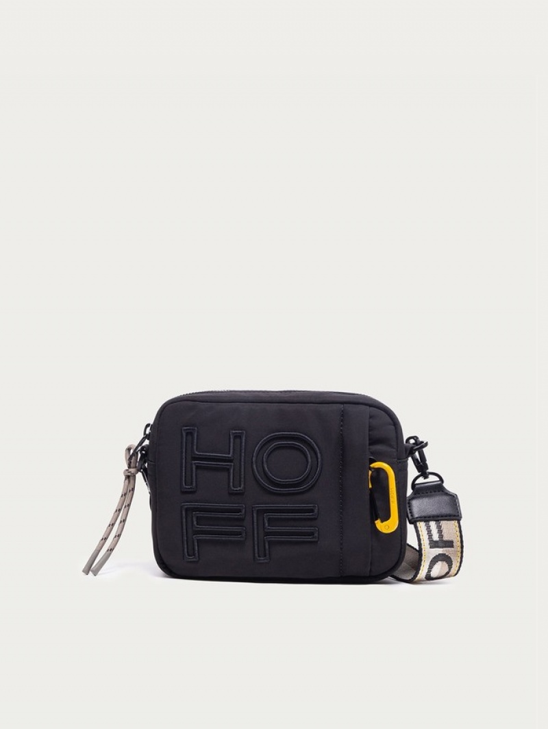 Hoff Nylon Bridge Vesker Dame Svarte | 23618-UHJO