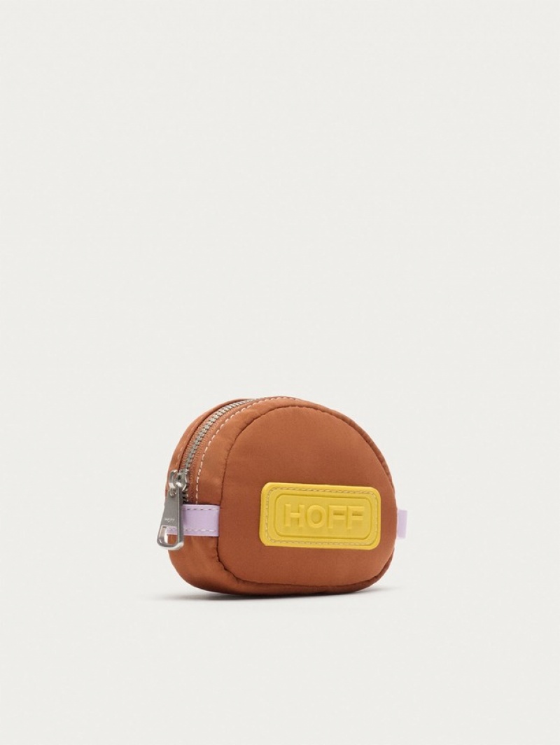 Hoff Nylon Coin Lommebok Dame Khaki Gul | 61438-AYJG