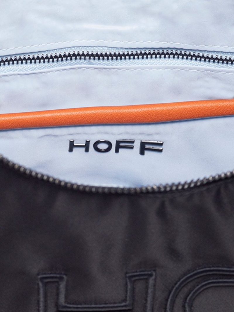 Hoff Nylon Library Hobo Vesker Dame Svarte | 78634-MJSN